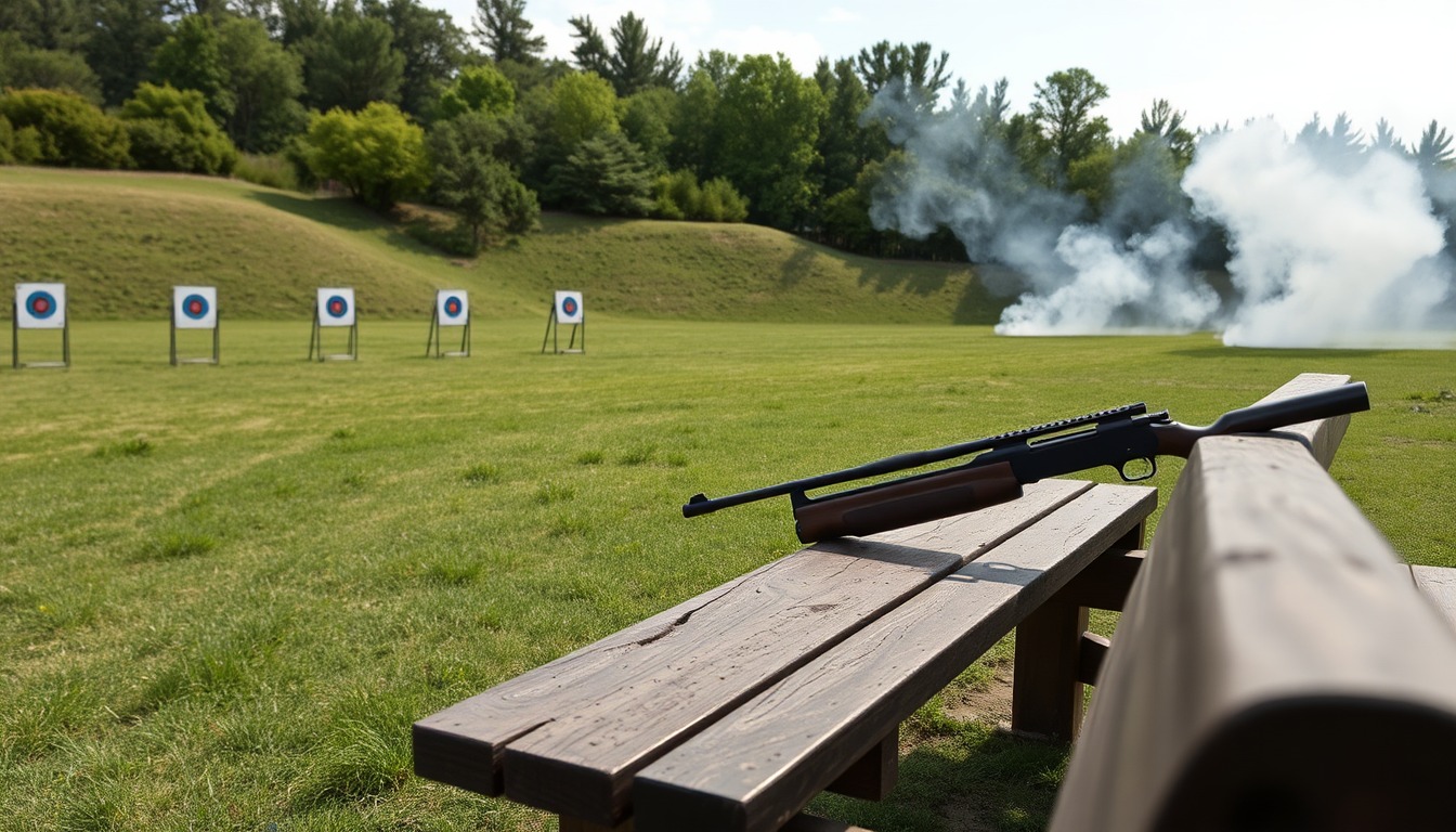 Was you at shooting range?